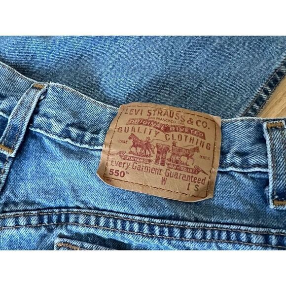 Vintage Levis 550 Jeans Women’s Size 18 S High Rise Relaxed Tapered USA - Picture 8 of 8
